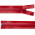 Молния водонепроницаемая PVC Т-7, 60 см, разъемная, цвет (820) красный - купить в Хасавьюрте. Цена: 49.39 руб.
