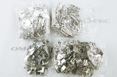 Крючки брючные 4 шипа "Стром" 144 шт. никель - купить в Хасавьюрте. Цена: 383.97 руб.