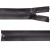 Молния водонепроницаемая PVC Т-7, 60 см, разъемная, цвет (301) т.серый - купить в Хасавьюрте. Цена: 49.39 руб.