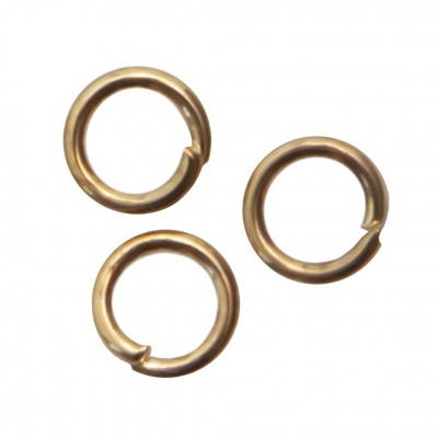 Кольцо  соединительное для бижутерии 4 мм, цв.-золото - купить в Хасавьюрте. Цена: 0.41 руб.