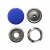 Кнопка рубашечная (закрытая) 9,5мм - эмаль, цв.168 - голубой - купить в Хасавьюрте. Цена: 4.77 руб.