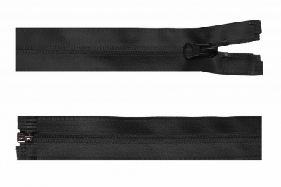 Молния водонепроницаемая PVC Т-7, 60 см, разъемная, цвет чёрный - купить в Хасавьюрте. Цена: 49.39 руб.