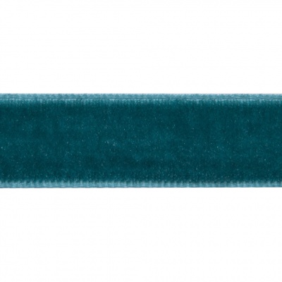 Лента бархатная нейлон, шир.12 мм, (упак. 45,7м), цв.65-изумруд - купить в Хасавьюрте. Цена: 392 руб.