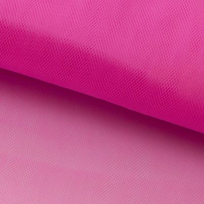 Фатин матовый 16-31, 12 гр/м2, шир.300см, цвет барби розовый - купить в Хасавьюрте. Цена 100.92 руб.