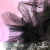 Евро-фатин горох, 100% полиэфир, 15 г/м2, 150 см. 16-167/черный - купить в Хасавьюрте. Цена 241.13 руб.