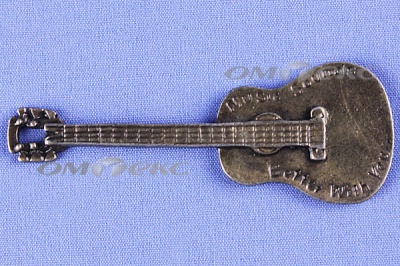 Декоративный элемент для творчества из металла "Гитара"  - купить в Хасавьюрте. Цена: 19.99 руб.