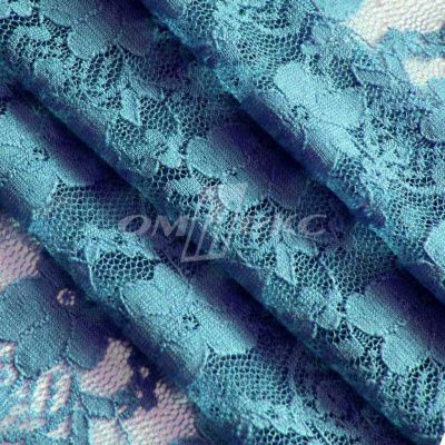 Кружевное полотно стрейч 15A61/BLUE, 100 гр/м2, шир.150см - купить в Хасавьюрте. Цена 1 581 руб.