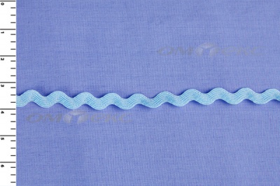 Тесьма плетеная "Вьюнчик"/голубой - купить в Хасавьюрте. Цена: 37.29 руб.