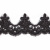 Сутажное кружево «Алансон»  на сетке (бисер) XDH3235, шир.60 мм, (уп. 9,14 м ), цв.-черный - купить в Хасавьюрте. Цена: 2 134.73 руб.