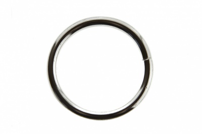Кольцо металлическое d-3 х 32 мм, цв.-никель - купить в Хасавьюрте. Цена: 3.92 руб.
