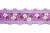 Тесьма декоративная 0385-6169, шир. 25 мм/уп. 22,8+/-1 м, цвет 01-фиолетовый - купить в Хасавьюрте. Цена: 387.43 руб.