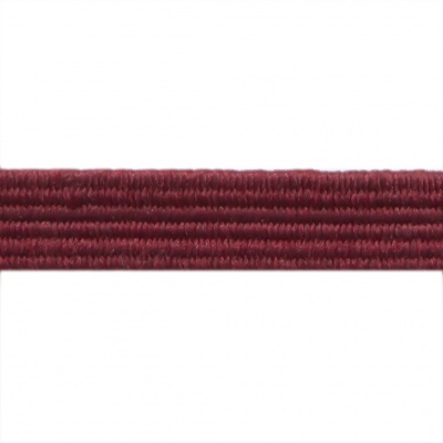 Резиновые нити с текстильным покрытием, шир. 6 мм ( упак.30 м/уп), цв.- 88-бордо - купить в Хасавьюрте. Цена: 155.22 руб.