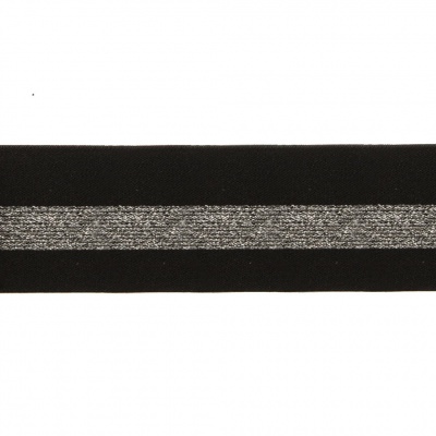 #2/6-Лента эластичная вязаная с рисунком шир.52 мм (45,7+/-0,5 м/бобина) - купить в Хасавьюрте. Цена: 69.33 руб.