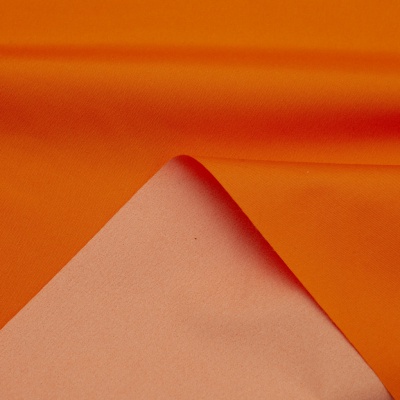 Поли понж (Дюспо) 17-1350, PU/WR, 65 гр/м2, шир.150см, цвет оранжевый - купить в Хасавьюрте. Цена 82.93 руб.
