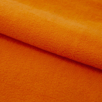 Флис DTY 16-1358, 250 г/м2, шир. 150 см, цвет оранжевый - купить в Хасавьюрте. Цена 640.46 руб.