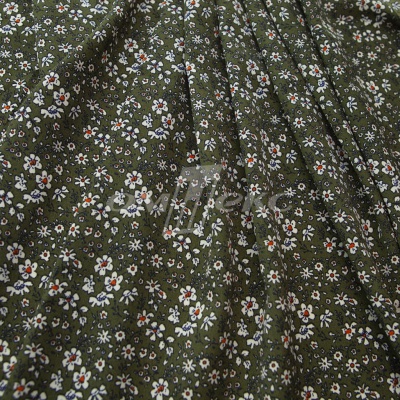 Плательная ткань "Фламенко" 11.2, 80 гр/м2, шир.150 см, принт растительный - купить в Хасавьюрте. Цена 259.21 руб.