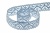 Тесьма кружевная 0621-1346А, шир. 13 мм/уп. 20+/-1 м, цвет 132-голубой - купить в Хасавьюрте. Цена: 575.07 руб.