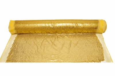 Сетка с пайетками №6, 188 гр/м2, шир.130см, цвет золото - купить в Хасавьюрте. Цена 371.02 руб.