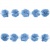 Тесьма плетеная "Рюш", упак. 9,14 м, цвет голубой - купить в Хасавьюрте. Цена: 45.87 руб.
