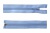 Спиральная молния Т5 351, 75 см, автомат, цвет св.голубой - купить в Хасавьюрте. Цена: 16.28 руб.