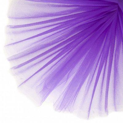 Фатин матовый 16-85, 12 гр/м2, шир.300см, цвет фиолетовый - купить в Хасавьюрте. Цена 96.31 руб.