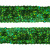 Тесьма с пайетками D4, шир. 20 мм/уп. 25+/-1 м, цвет зелёный - купить в Хасавьюрте. Цена: 778.19 руб.