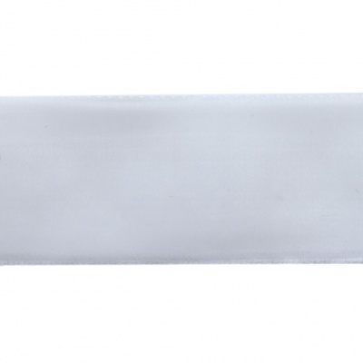Лента бархатная нейлон, шир.25 мм, (упак. 45,7м), цв.01-белый - купить в Хасавьюрте. Цена: 991.10 руб.