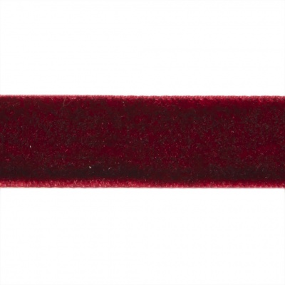 Лента бархатная нейлон, шир.12 мм, (упак. 45,7м), цв.240-бордо - купить в Хасавьюрте. Цена: 396 руб.