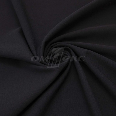 Ткань костюмная "Меган", 78%P 18%R 4%S, 205 г/м2 ш.150 см, цв-черный (Black) - купить в Хасавьюрте. Цена 392.32 руб.