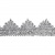 Тесьма металлизированная 0384-0240, шир. 40 мм/уп. 25+/-1 м, цвет серебро - купить в Хасавьюрте. Цена: 490.74 руб.