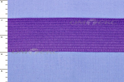 Окантовочная тесьма №0225, шир. 22 мм (в упак. 100 м), цвет фиолет - купить в Хасавьюрте. Цена: 271.60 руб.