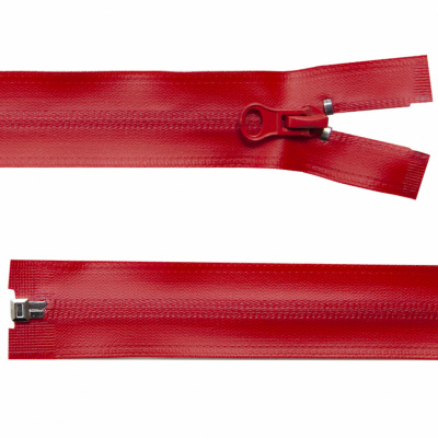 Молния водонепроницаемая PVC Т-7, 60 см, разъемная, цвет (820) красный - купить в Хасавьюрте. Цена: 49.90 руб.