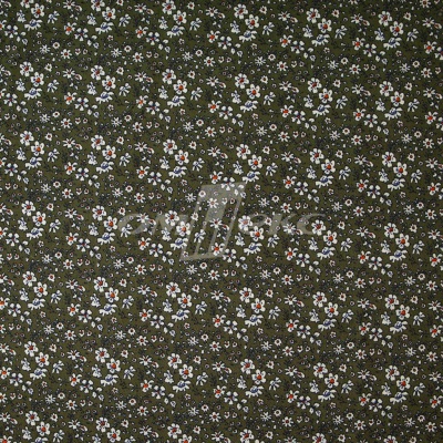 Плательная ткань "Фламенко" 11.2, 80 гр/м2, шир.150 см, принт растительный - купить в Хасавьюрте. Цена 259.21 руб.