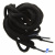 Шнурки #106-09, круглые 130 см, цв.чёрный - купить в Хасавьюрте. Цена: 21.92 руб.