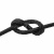 Шнур вощеный 1мм (упак.50 +/-1 ярд) цв.-черный - купить в Хасавьюрте. Цена: 175.11 руб.