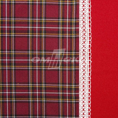 Ткань костюмная клетка 24379 2012, 230 гр/м2, шир.150см, цвет бордовый/бел/жел - купить в Хасавьюрте. Цена 539.74 руб.