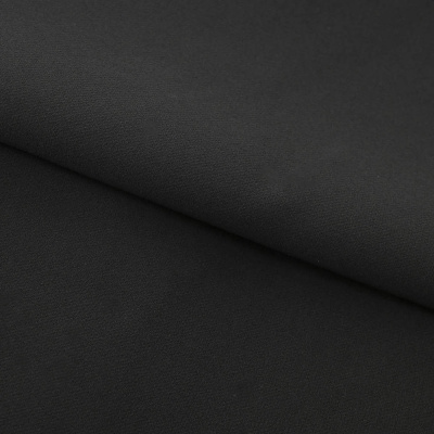Костюмная ткань "Элис", 200 гр/м2, шир.150см, цвет чёрный - купить в Хасавьюрте. Цена 306.20 руб.