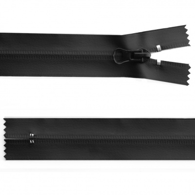 Молния водонепроницаемая PVC Т-7, 20 см, неразъемная, цвет чёрный - купить в Хасавьюрте. Цена: 21.56 руб.