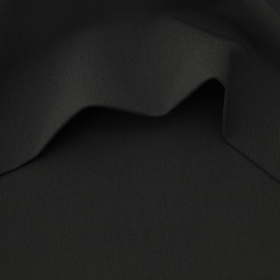 Костюмная ткань с вискозой "Меган", 210 гр/м2, шир.150см, цвет чёрный - купить в Хасавьюрте. Цена 378.55 руб.