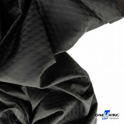 Ткань подкладочная Жаккард PV2416932, 93г/м2, 145 см,черный - купить в Хасавьюрте. Цена 241.46 руб.
