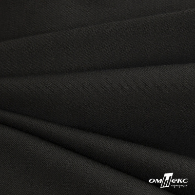 Костюмная ткань с вискозой "Диана", 260 гр/м2, шир.150см, цвет чёрный - купить в Хасавьюрте. Цена 434.07 руб.