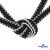 Шнурки #108-4, плоские 130 см, цв.-чёрно/белый - купить в Хасавьюрте. Цена: 47.52 руб.
