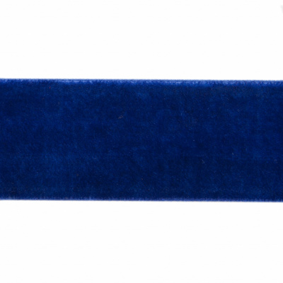 Лента бархатная нейлон, шир.25 мм, (упак. 45,7м), цв.74-василек - купить в Хасавьюрте. Цена: 981.09 руб.