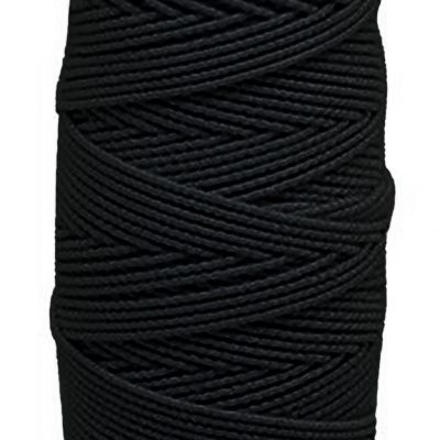 Нитка - резинка Спандекс 25 м (уп-10шт)-чёрные - купить в Хасавьюрте. Цена: 36.02 руб.
