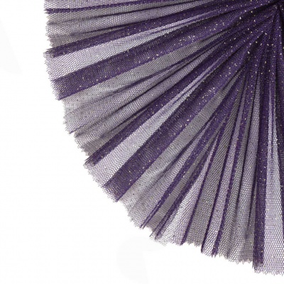 Сетка Глиттер, 24 г/м2, шир.145 см., пурпурный - купить в Хасавьюрте. Цена 117.24 руб.