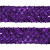 Тесьма с пайетками 12, шир. 35 мм/уп. 25+/-1 м, цвет фиолет - купить в Хасавьюрте. Цена: 1 308.30 руб.