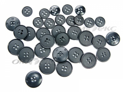 51926/15 мм (4 пр) черные пуговицы (брючные) - купить в Хасавьюрте. Цена: 1.50 руб.