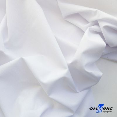Ткань сорочечная Илер 100%полиэстр, 120 г/м2 ш.150 см, цв.белый - купить в Хасавьюрте. Цена 290.24 руб.
