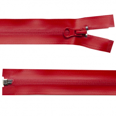Молния водонепроницаемая PVC Т-7, 90 см, разъемная, цвет (820) красный - купить в Хасавьюрте. Цена: 61.81 руб.