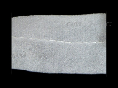 WS7225-прокладочная лента усиленная швом для подгиба 30мм-белая (50м) - купить в Хасавьюрте. Цена: 16.71 руб.